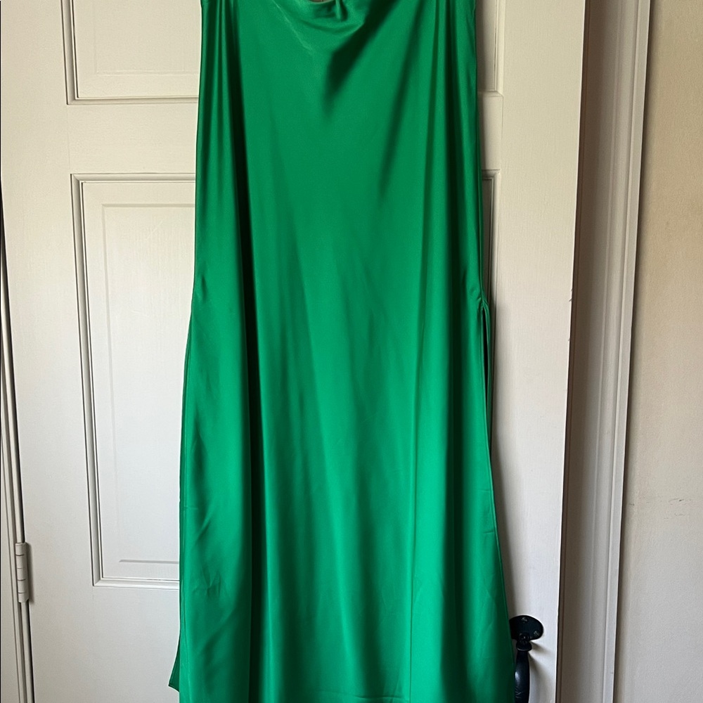 J. Crew Bright Green Maxi Skirt